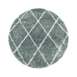 Hochflorteppich Alvor 3401 blau