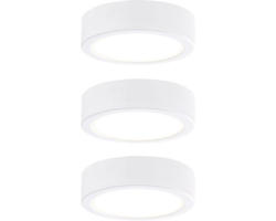 LED Aufbauleuchten-Set Pukk 3,5 W Ø 65 mm weiß 3 Stk.