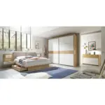 XXXLutz Lauterach - Ihr M&ouml;belhaus bei Bregenz Bettanlage 180/200 cm in Wei&szlig;, Eichefarben, Beige