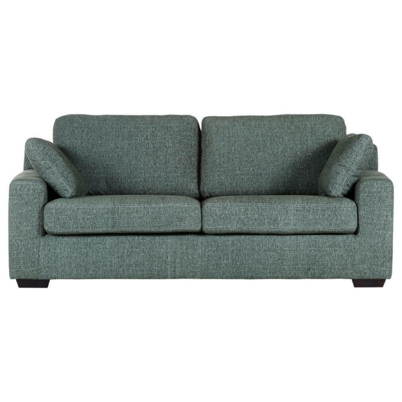 Zweisitzer-Sofa in Flachgewebe Grün
