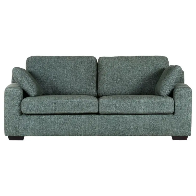 Zweisitzer-Sofa in Flachgewebe Grün