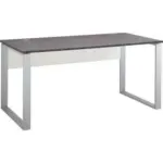 XXXLutz Lauterach - Ihr Möbelhaus bei Bregenz Schreibtisch 158/75/79 cm in Graphitfarben, Weiß
