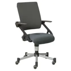 Jugenddrehstuhl in Netzbespannung Grau