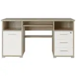 XXXLutz Lauterach - Ihr Möbelhaus bei Bregenz Schreibtisch 145/70/75 cm in Weiß, Eichefarben