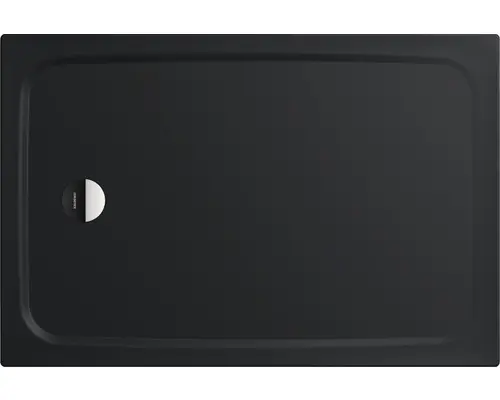 Extraflache Rechteck-Duschwanne Kaldewei Cayonoplan 75x90x1,8 cm grau warm glatt