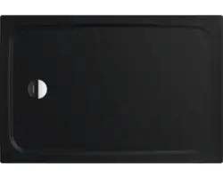 Extraflache Rechteck-Duschwanne Kaldewei Cayonoplan 75x90x1,8 cm grau cool mit Antirutschbeschichtung