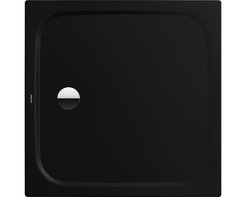 Extraflache Duschwanne Kaldewei Cayonoplan 90x90x1,8 cm schwarz matt