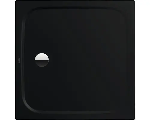 Extraflache Duschwanne Kaldewei Cayonoplan 90x90x1,8 cm schwarz matt