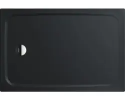 Extraflache Rechteck-Duschwanne Kaldewei Cayonoplan 75x100x1,8 cm grau warm mit Antirutschbeschichtung