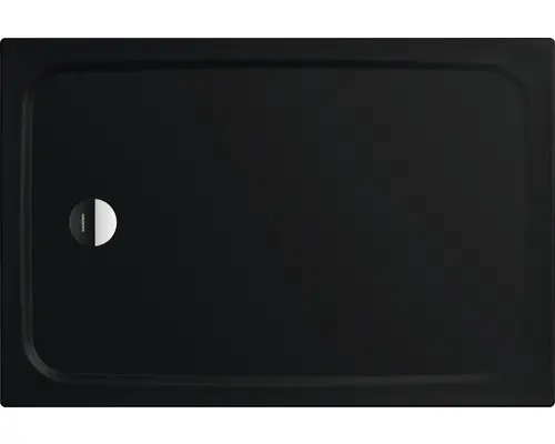 Extraflache Rechteck-Duschwanne Kaldewei Cayonoplan 80x100x1,8 cm grau cool glatt