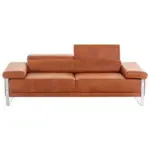 XXXLutz Lauterach - Ihr Möbelhaus bei Bregenz Zweisitzer-Sofa in Echtleder Cognac