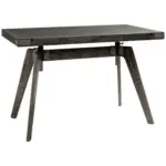 XXXLutz Lauterach - Ihr Möbelhaus bei Bregenz Schreibtisch 120/70/72-88 cm in Akaziefarben, Dunkelgrau