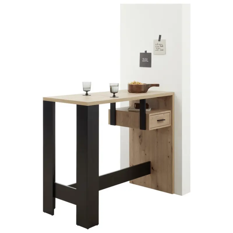 Bartisch in Holzwerkstoff 120/50/101 cm
