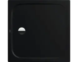 Extraflache Duschwanne Kaldewei Cayonoplan 100x100x1,8 cm schwarz matt