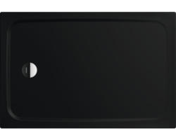 Extraflache Rechteck-Duschwanne Kaldewei Cayonoplan 75x110x1,8 cm grau cool mit Antirutschbeschichtung