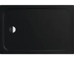 Extraflache Rechteck-Duschwanne Kaldewei Cayonoplan 75x120x1,8 cm grau cool glatt