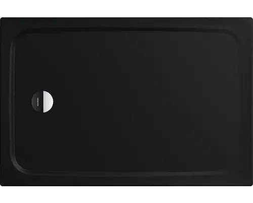 Extraflache Rechteck-Duschwanne Kaldewei Cayonoplan 75x120x1,8 cm grau cool glatt
