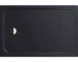 Extraflache Rechteck-Duschwanne Kaldewei Cayonoplan 90x120x1,8 cm grau warm glatt