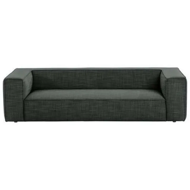 Dreisitzer-Sofa in Flachgewebe Anthrazit