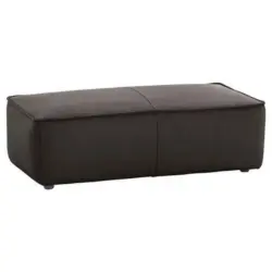 Hocker in Leder Braun