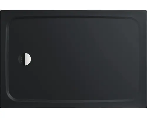 Extraflache Rechteck-Duschwanne Kaldewei Cayonoplan 90x120x1,8 cm grau warm mit Antirutschbeschichtung
