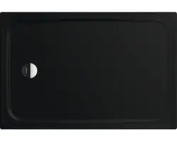 Extraflache Rechteck-Duschwanne Kaldewei Cayonoplan 80x140x2,5 cm grau cool mit Antirutschbeschichtung