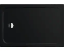 Extraflache Rechteck-Duschwanne Kaldewei Cayonoplan 90x140x2,5 cm grau cool mit Antirutschbeschichtung