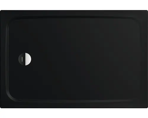 Extraflache Rechteck-Duschwanne Kaldewei Cayonoplan 90x140x2,5 cm grau cool mit Antirutschbeschichtung