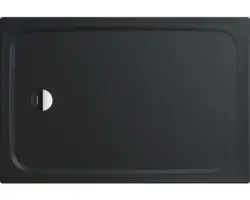 Extraflache Rechteck-Duschwanne Kaldewei Cayonoplan 90x150x2,5 cm grau warm mit Antirutschbeschichtung