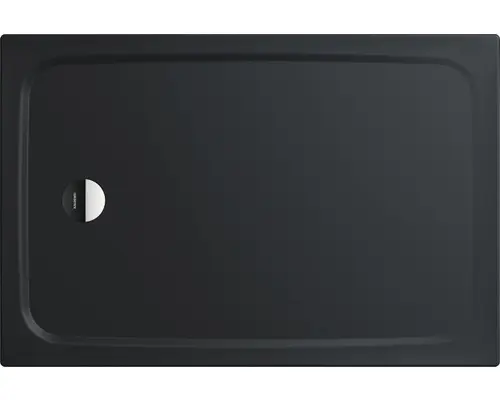 Extraflache Rechteck-Duschwanne Kaldewei Cayonoplan 90x150x2,5 cm grau warm mit Antirutschbeschichtung
