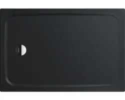 Extraflache Rechteck-Duschwanne Kaldewei Cayonoplan 75x170x2,5 cm grau warm mit Antirutschbeschichtung