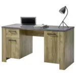 XXXLutz Lauterach - Ihr M&ouml;belhaus bei Bregenz Schreibtisch 134/60/73 cm in Braun, Dunkelgrau