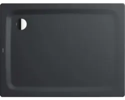 Extraflache Rechteck-Duschwanne Kaldewei Superplan Plus 70x90x2,5 cm grau cool glatt