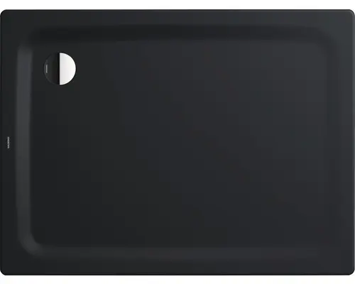 Extraflache Rechteck-Duschwanne Kaldewei Superplan Plus 70x90x2,5 cm grau warm mit Antirutschbeschichtung