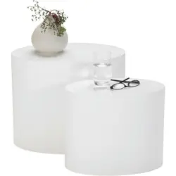 Couchtischset in Holzwerkstoff 40/40/33 cm