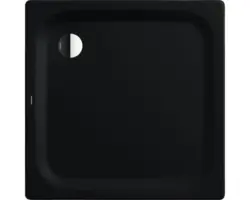 Extraflache Duschwanne Kaldewei Superplan Plus 90x90x2,5 cm schwarz matt