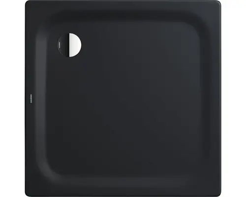 Extraflache Duschwanne Kaldewei Superplan Plus 100x100x2,5 cm grau warm glatt