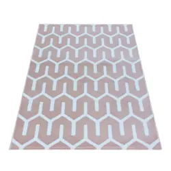 Webteppich Costa 3524 Pink
