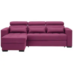 Ecksofa in Struktur Beere