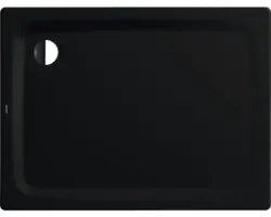 Extraflache Rechteck-Duschwanne Kaldewei Superplan Plus 80x120x2,5 cm schwarz matt