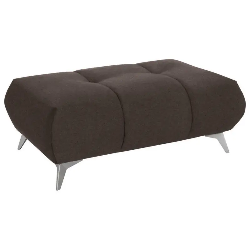 Hocker in Textil Braun