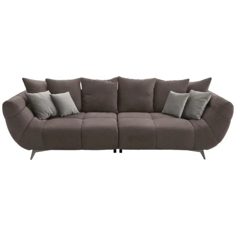 Bigsofa in Webstoff Braun