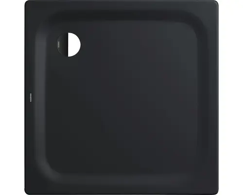 Extraflache Duschwanne Kaldewei Superplan Plus 80x80x2,5 cm grau warm mit Antirutschbeschichtung