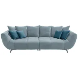 Bigsofa in Webstoff Blau