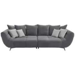 Bigsofa in Webstoff Grau