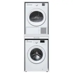 Waschmaschinenschrank in Wei&szlig;