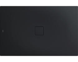 Extraflache Rechteck-Duschwanne Kaldewei Conoflat 80x90x3,2 cm grau warm mit Antirutschbeschichtung