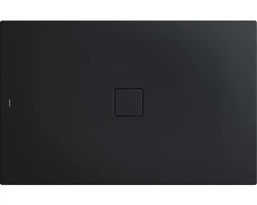 Extraflache Rechteck-Duschwanne Kaldewei Conoflat 80x100x3,2 cm grau warm glatt