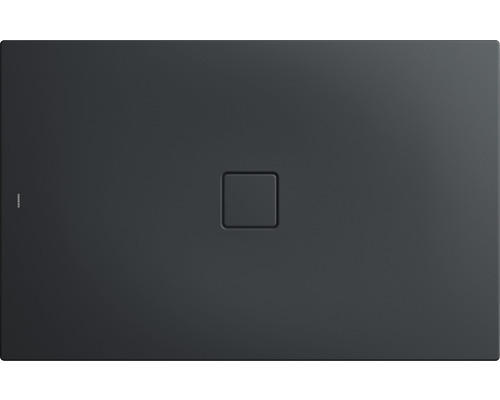 Extraflache Rechteck-Duschwanne Kaldewei Conoflat 80x100x3,2 cm grau cool glatt