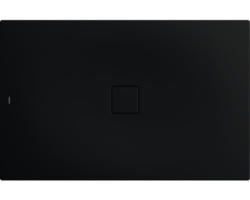 Extraflache Rechteck-Duschwanne Kaldewei Conoflat 80x100x3,2 cm schwarz matt